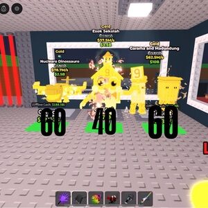 Colorful Virtual Characters Display